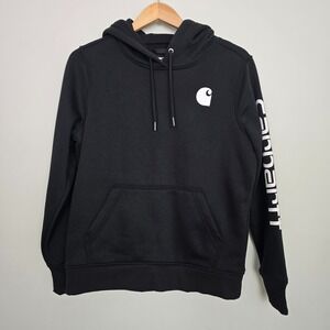 Carhartt Women Utility Chic Clarksburg Graphic Sweatshirt Sz M Weekend Adventure